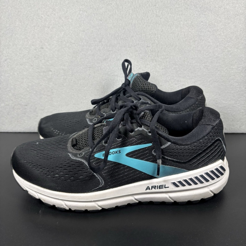 Brooks Ariel 20 Women's Size 10B Running Shoes 1203151B064 Black Blue Sneakers
